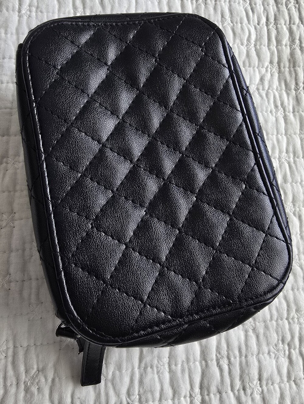 Trish McEvoy Black Quilted Makeup Planner (Small)